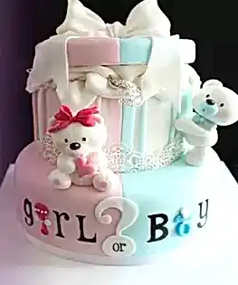 Торт на Гендер-пати №7