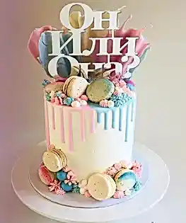 Торт на Гендер-пати №8