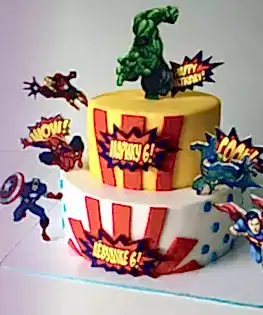 Торт Супергерои №10