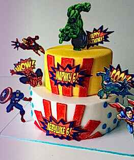 Торт Супергерои №10