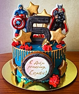Торт Супергерои №12