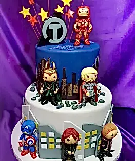 Торт Супергерои №7