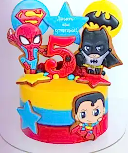 Торт Супергерои №9