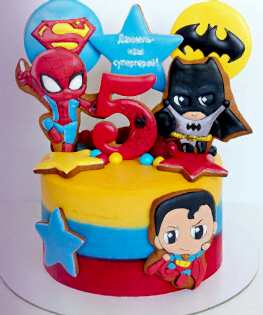 Торт Супергерои №9