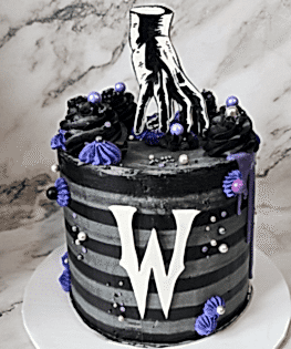 Торт Уэнсдей №2