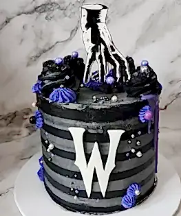 Торт Уэнсдей №2