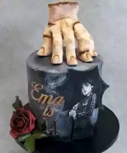 Торт Уэнсдей №4