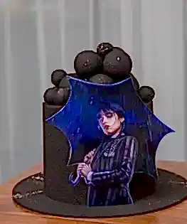 Торт Уэнсдей №6