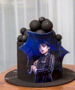 Торт Уэнсдей №6