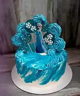 Торт Холодное сердце №1