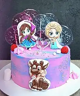 Торт Холодное сердце №4