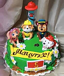 Торт Щенячий патруль №1