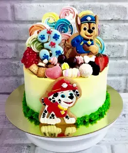 Торт Щенячий патруль №4