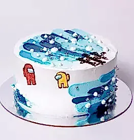 Торт Among Us №4