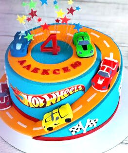 Торт Hot Wheels №1