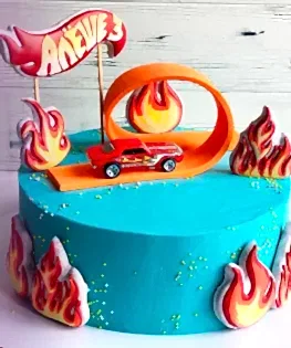 Торт Hot Wheels №3