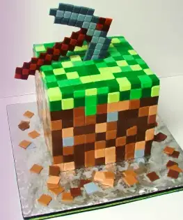 Торт MineCraft №1