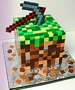 Торт MineCraft №1