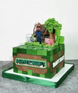 Торт MineCraft №10