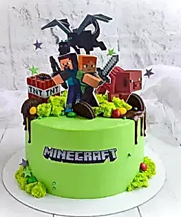 Торт MineCraft №11