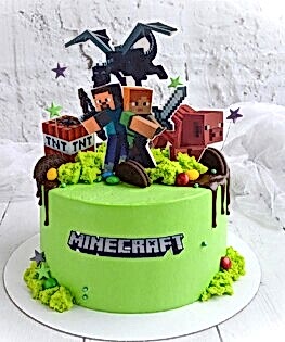 Торт MineCraft №11