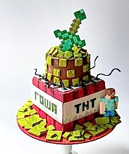 Торт MineCraft №12