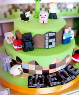 Торт MineCraft №2