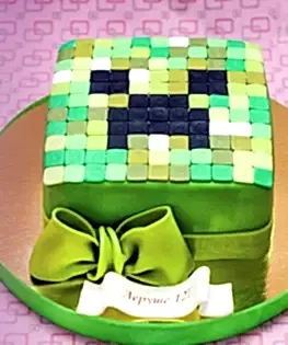 Торт MineCraft №5