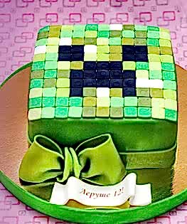 Торт MineCraft №5