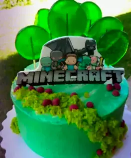 Торт MineCraft №8