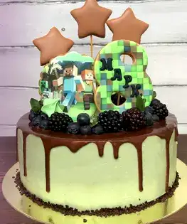 Торт MineCraft №9