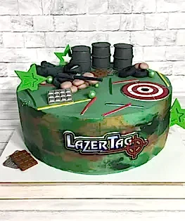Торт Лазертаг