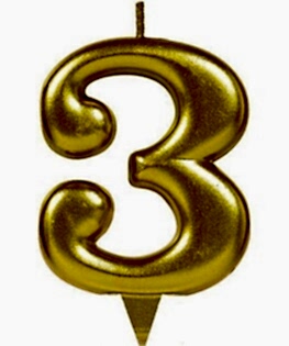 Свечи-цифры №3