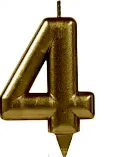 Свечи-цифры №4