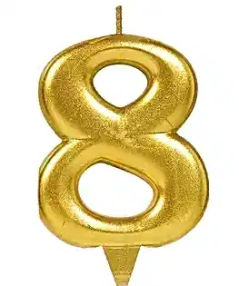 Свечи-цифры №8