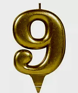 Свечи-цифры №9