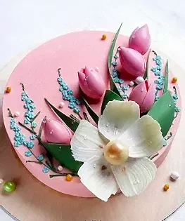 Торт на 8 марта №10