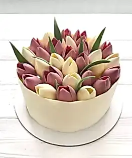 Торт на 8 марта №11