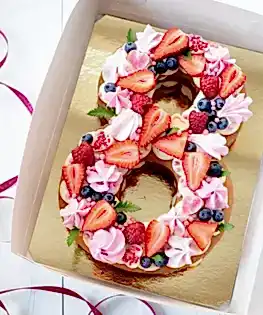 Торт-цифра на 8 марта