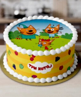 Торт Три кота №3