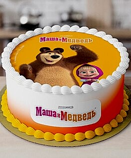 Торт Маша и медведь №1