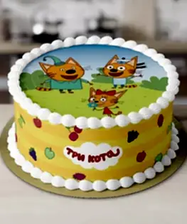 Торт Три кота №3