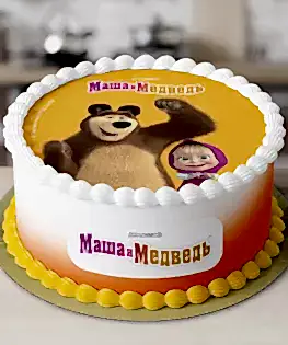 Торт Маша и медведь №1