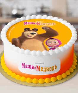 Торт Маша и медведь №1