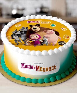 Торт Маша и медведь №2