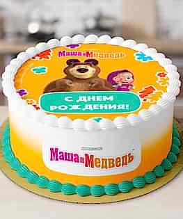 Торт Маша и медведь №4
