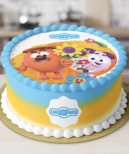 Торт Смешарики №3