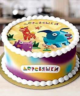 Торт Деревяшки №4