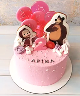 Торт Маша и медведь №10