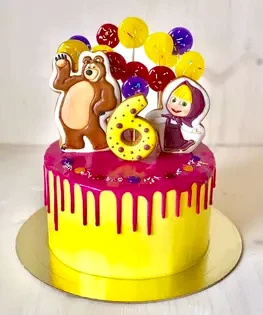 Торт Маша и медведь №11